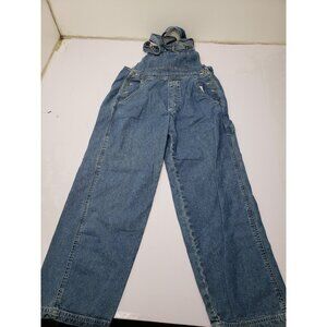 Route 66 Denim Overalls Full Length Relaxed Vintage Medium Wash Size Medium